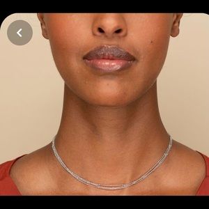 Mejuri layered spheres choker- sterling silver